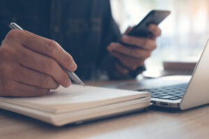 スマホアプリを使って勉強